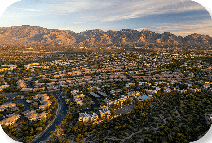 Aerial view of Oro Valley