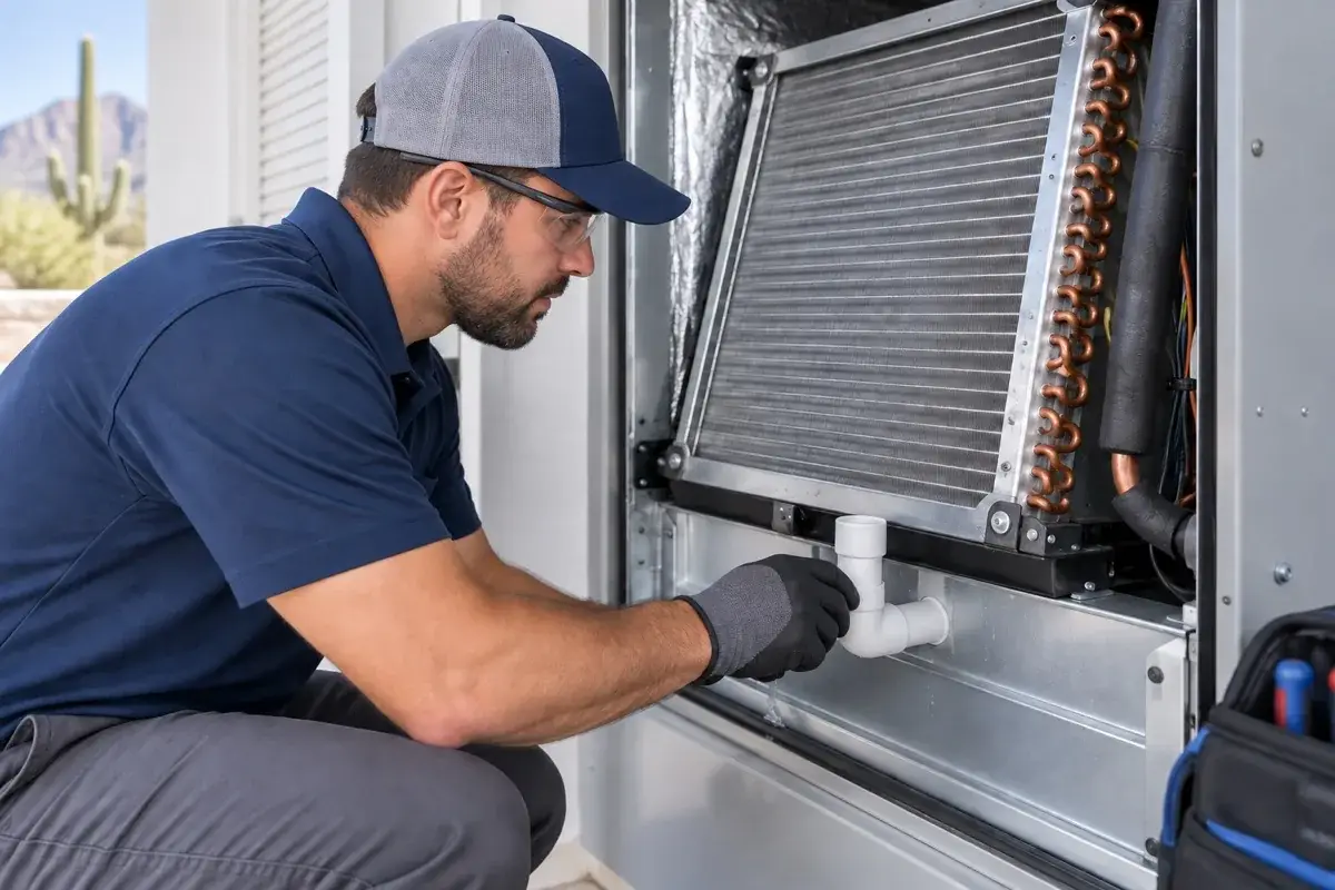 Evaporator Coil and Drainage