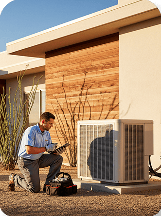 HVAC Technician working